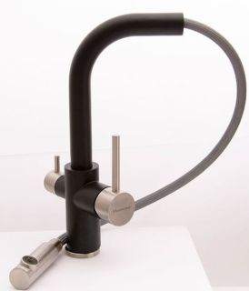 Смеситель для кухни Florentina Кристалл с подключением под фильтр коричневый